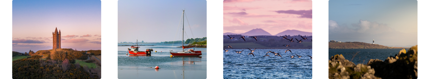 A coastal mix of photographs of the Ards and North Down shores